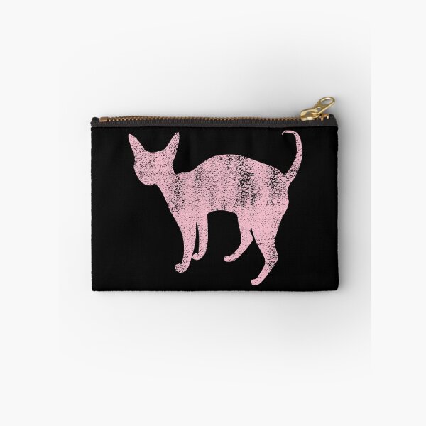 Item preview, Devon Rex Cat pink silhouette designed and sold by Tanya Mihe.