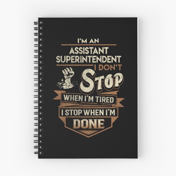 Item preview, Assistant Superintendent T Shirt - I Stop When Done Job Gift Item Tee designed and sold by paneczkopat.