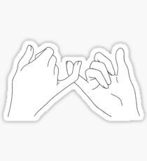 promesse pinky Sticker