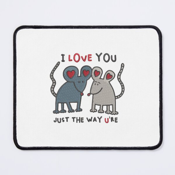 Item preview, Cute Mouse Couple Valentine Embroidery designed and sold by Cre8iveSkill.
