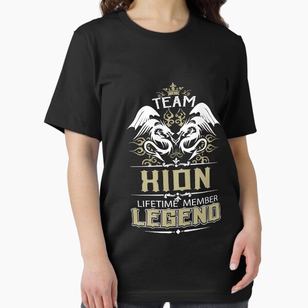 Vista previa del artículo con la obra «Camiseta con el nombre de Xion - Camiseta con el artículo de regalo Legend Lifetime Member de Xion Dragon», diseñado y vendido por pourvasecandi.