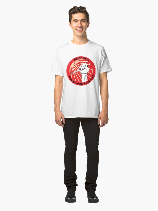 Alternate view of Scientists Resist! (circular) Classic T-Shirt