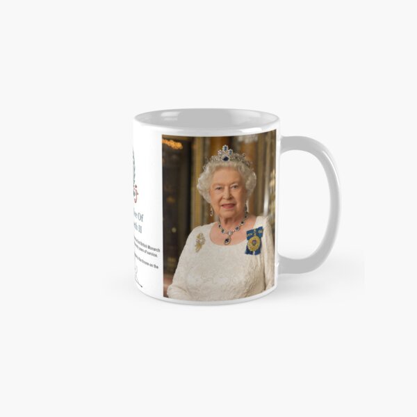 Königin Elizabeth 2 Buckingham Palace Tasse Becher Mug Queen Elizabeth II 