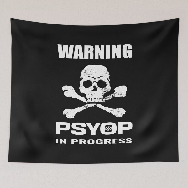 Item preview, PSYOP operation warning designed and sold by pignpix.