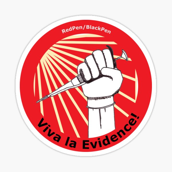 Viva la evidence! (circular) Sticker