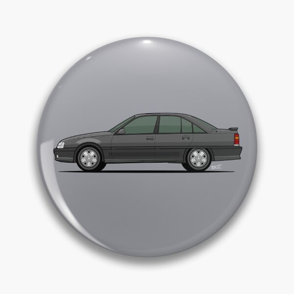 Item preview, Vaux.hall Carl.ton GSI / Op.el Omega 3000  side view illustration - Grey designed and sold by RJWautographics.