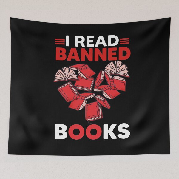 Item preview, I Read Banned Books designed and sold by Heddar Badreddine.