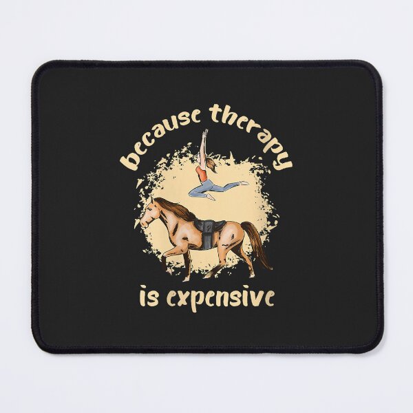 Item preview, Womens Horseback Riding Horse Acrobatics Lover Therapy Is Expensive V-Neck designed and sold by JakariEzer.