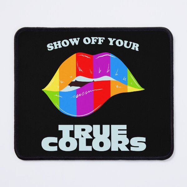 Item preview, rainbow lips gay lgbt design to attend the pride parade 2022 designed and sold by Cheeky Companions.