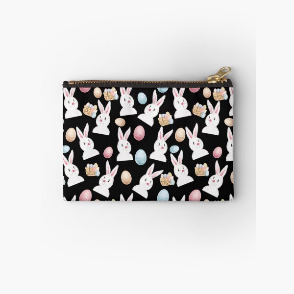 Item preview, Easter Bunny And Eggs Pattern- Black designed and sold by Designs By YL.