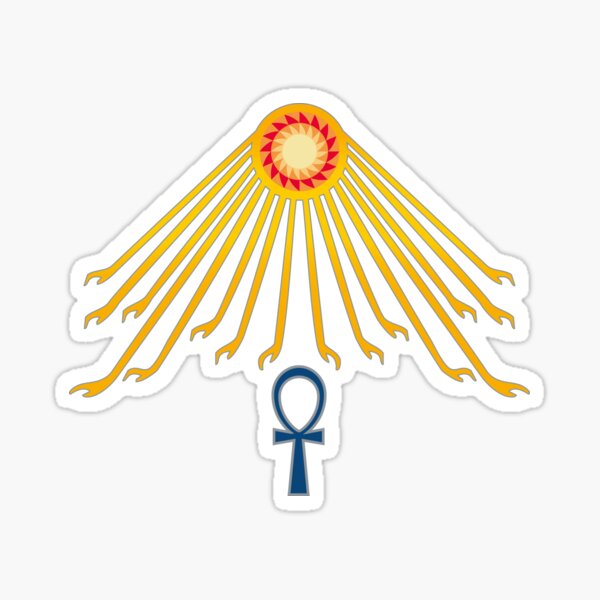 The Aten - Egyptian Deity Sticker
