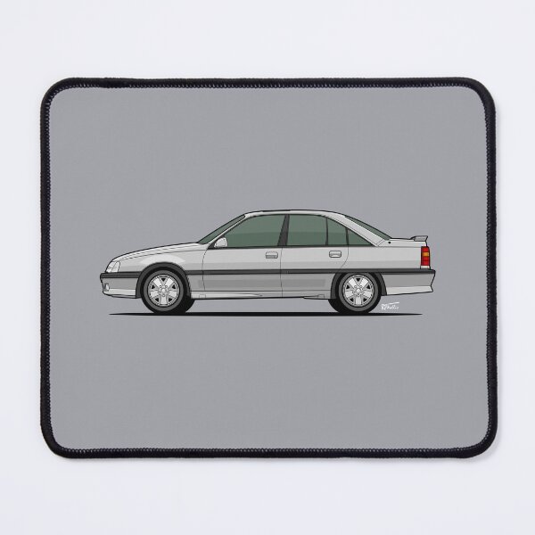 Item preview, Vaux.hall Carl.ton GSI / Op.el Omega 3000  side view illustration - Silver designed and sold by RJWautographics.