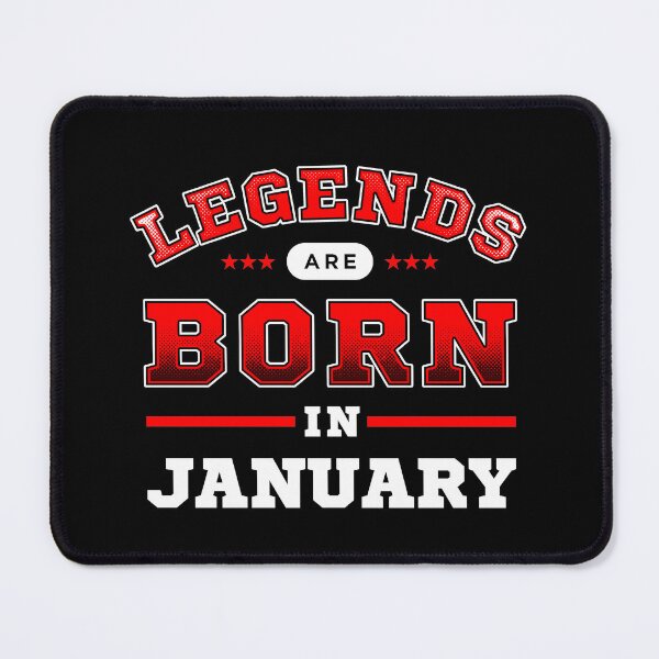 Item preview, Legends Are Born In January designed and sold by Syahrasi.