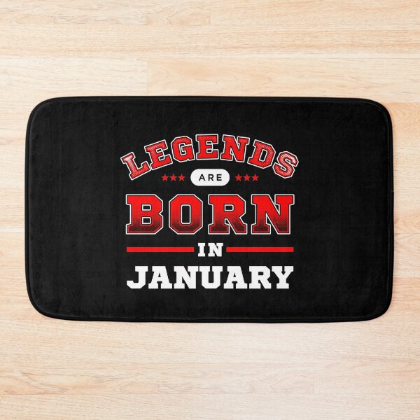 Item preview, Legends Are Born In January designed and sold by Syahrasi.
