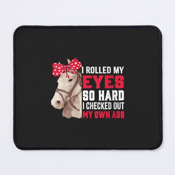 Item preview, Womens I Rolled My Eyes So Hard I Checked Out Funny Horse Sayings V-Neck designed and sold by JakariEzer.