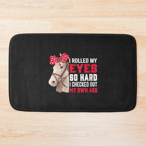 Item preview, Womens I Rolled My Eyes So Hard I Checked Out Funny Horse Sayings V-Neck designed and sold by JakariEzer.