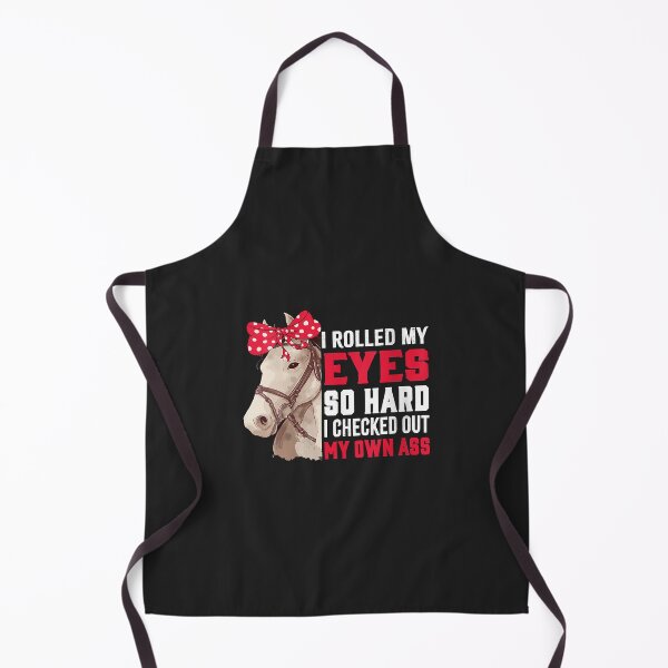 Item preview, Womens I Rolled My Eyes So Hard I Checked Out Funny Horse Sayings V-Neck designed and sold by JakariEzer.