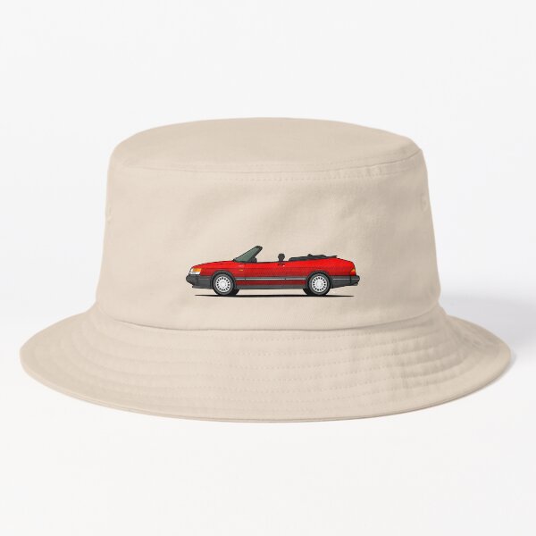 Item preview, Saab 900 Turbo convertible Single side view illustration - Red designed and sold by RJWautographics.