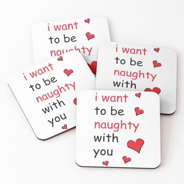 Item preview, I Want To Be Naughty Tonight, Naughty Valentines, Funny Rude Happy Valentines Day designed and sold by HybrisStudio.