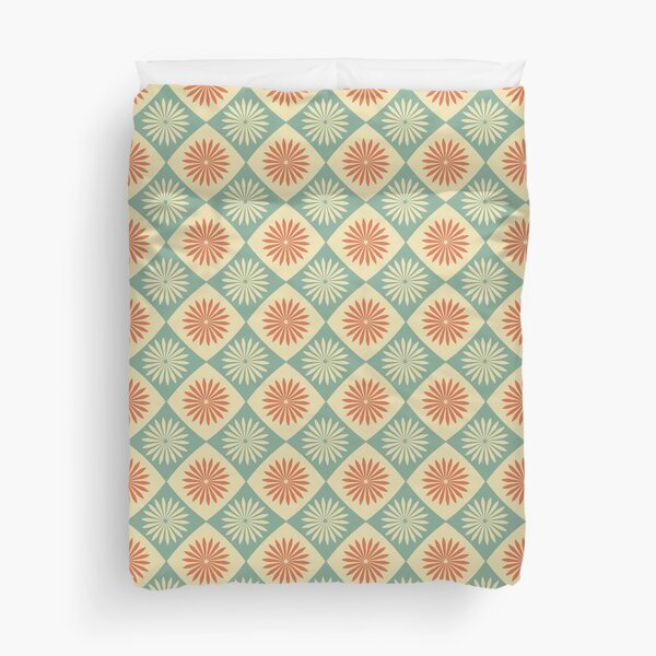 Item preview, Blomma, Vintage 60s Flower Seamless Pattern in Retro Color Style designed and sold by BesanoStyle.