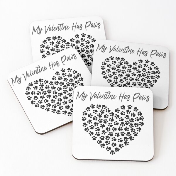 Item preview, My Valentine Has Paws - Heart Minimal   designed and sold by EiraJocasta.