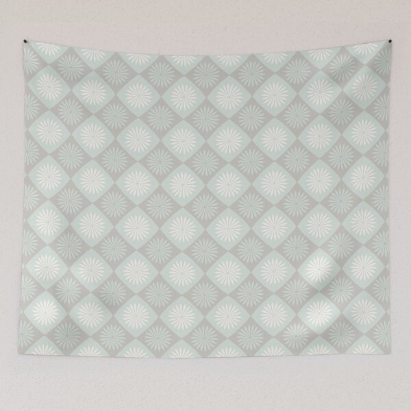 Item preview, Blomma, Vintage 60s Flower Seamless Pattern in Retro Color Style designed and sold by BesanoStyle.