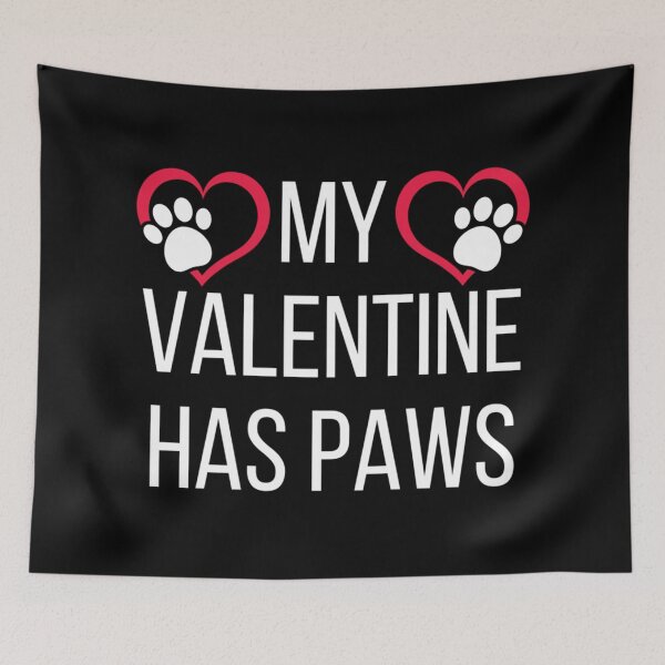 Item preview, My Valentine Has Paws Fitted  designed and sold by EiraJocasta.