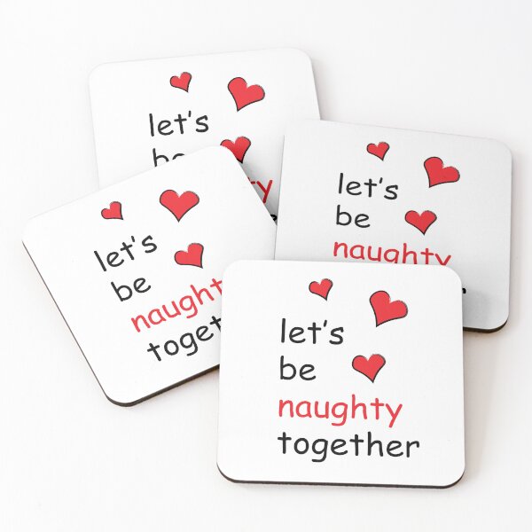 Item preview, Naughty Together, Naughty Valentines, Funny Rude Happy Valentines Day designed and sold by HybrisStudio.
