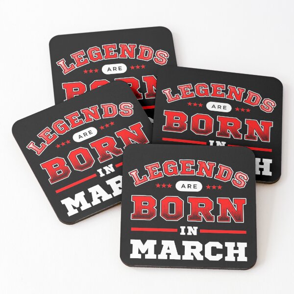 Item preview, Legends Are Born In March designed and sold by Syahrasi.