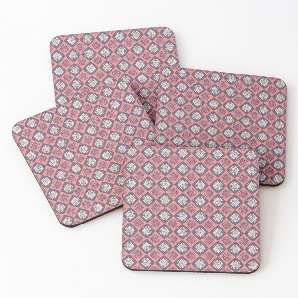 Item preview, Blomma, Vintage 60s Flower Seamless Pattern in Retro Color Style designed and sold by BesanoStyle.