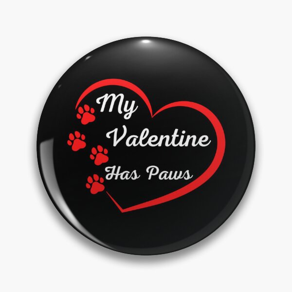 Item preview, My Valentine Has Paws, Valentines Day, Dog Lover, Cat Lover designed and sold by EiraJocasta.