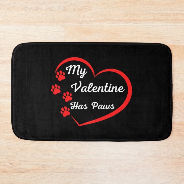 Item preview, My Valentine Has Paws, Valentines Day, Dog Lover, Cat Lover designed and sold by EiraJocasta.