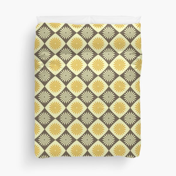 Item preview, Blomma, Vintage 60s Flower Seamless Pattern in Retro Color Style designed and sold by BesanoStyle.