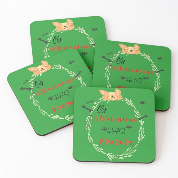 Item preview, My Valentine Has Paws-gift for valentines for pets lovers      designed and sold by EiraJocasta.