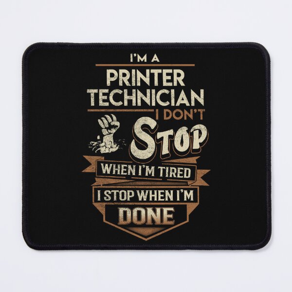 Item preview, Printer Technician T Shirt - I Stop When Done Job Gift Item Tee designed and sold by paneczkopat.