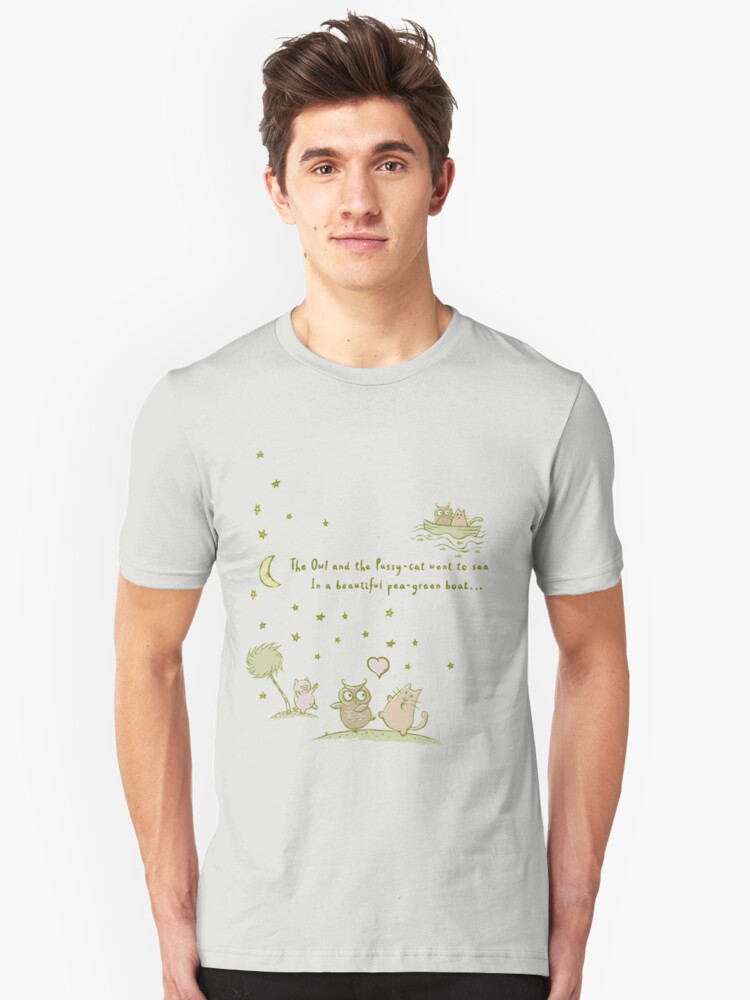 Alternate view of The Owl and the Pussy-Cat Slim Fit T-Shirt