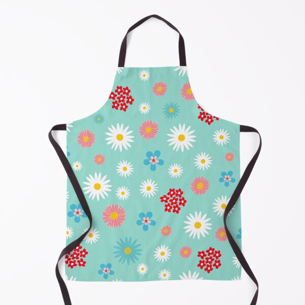Item preview, Spring Flowers on Egg Blue designed and sold by lucybrownlane.