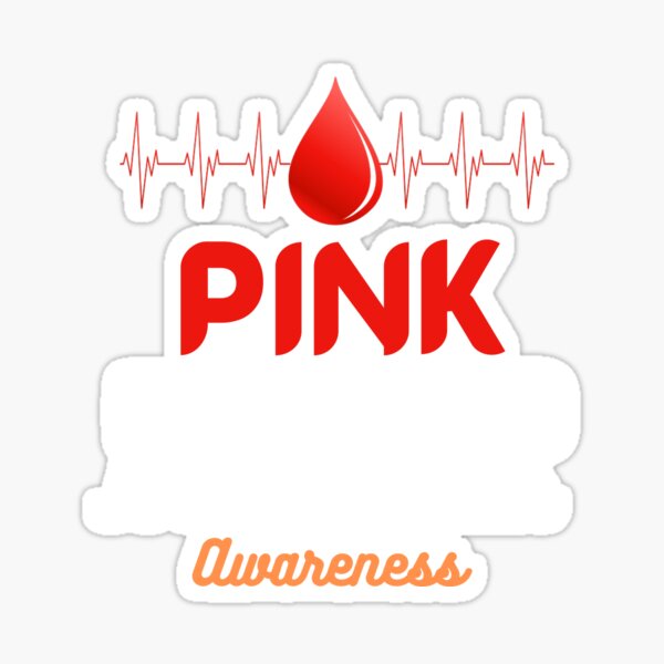 Aka Pink Goes Red For Heart Health Awareness Month 2022 Sticker For Sale By Bobakr24 Redbubble