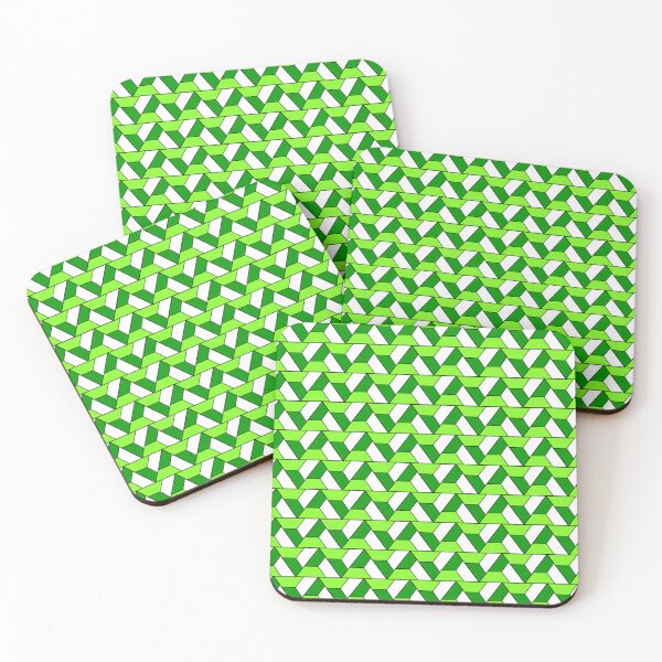 Item preview, Escher triangles green designed and sold by JcB-Arts.