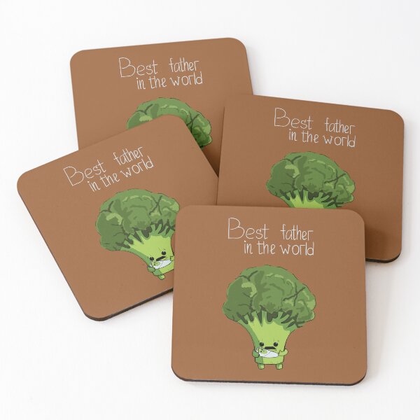 Item preview, For Best Father In The World Cute Little Broccoli designed and sold by BigFatMistake.