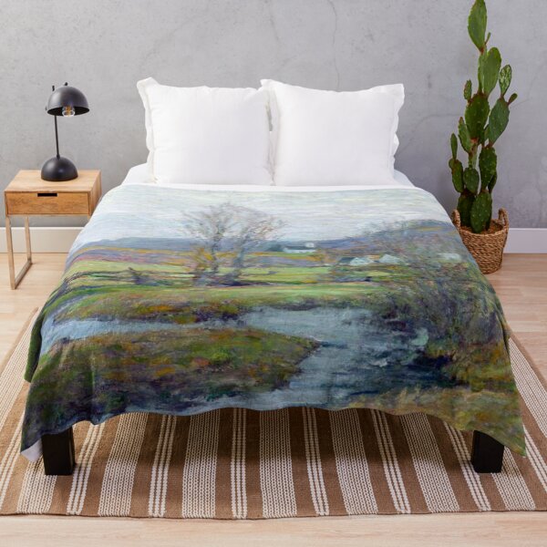 Item preview, Serene Village by the Stream designed and sold by SweetMySpot.
