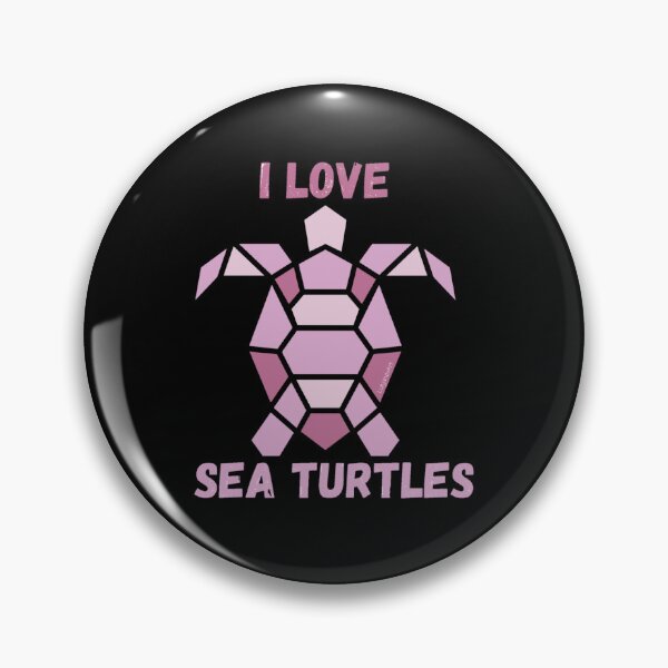 Item preview, I love sea turtles - Geometric  designed and sold by LukjanovArt.