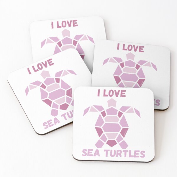 Item preview, I love sea turtles - Geometric  designed and sold by LukjanovArt.