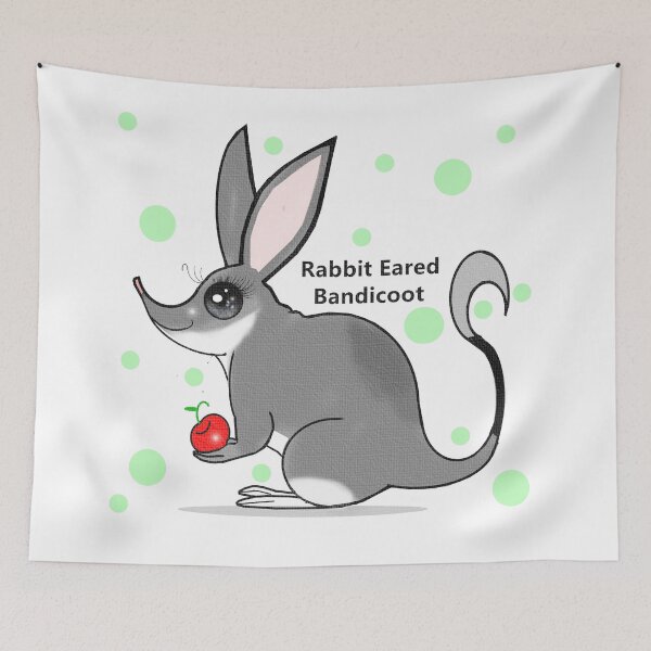 Item preview, Rabbit Eared Bandicoot designed and sold by Shirley cute art .