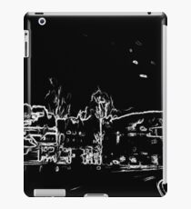 black and white drawing iPad Case/Skin