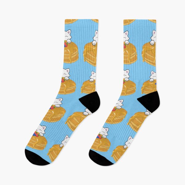 Item preview, Cat Eating A Pancake pattern designed and sold by Purr95.