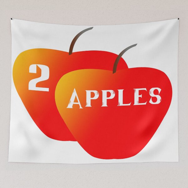 Item preview, Red Color two Apples designed and sold by Bigrow.