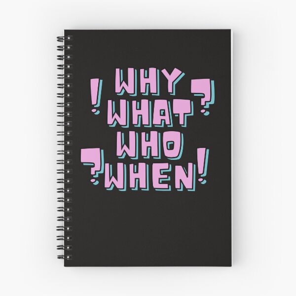 Item preview, WHY WHAT WHO WHEN designed and sold by JERKBASE.