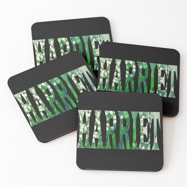 Item preview, Harriet name snowdrops and leaves text design designed and sold by Areashor.