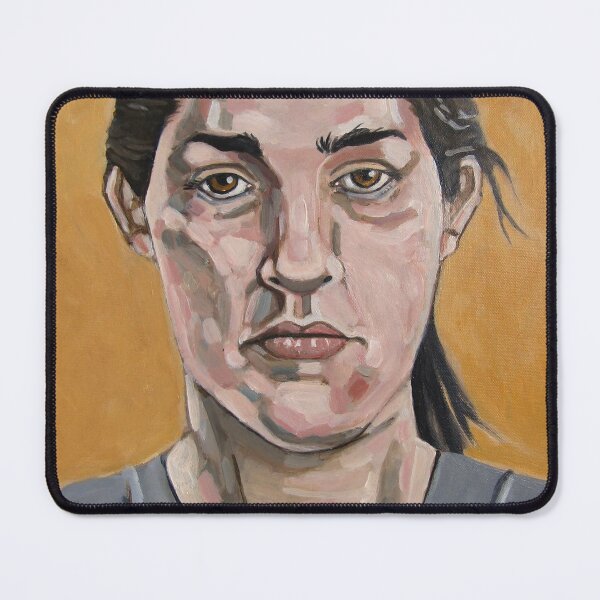 Item preview, Portrait of an unknown woman. Acrylic on 40 x 50cm canvas designed and sold by crowleyronan123.